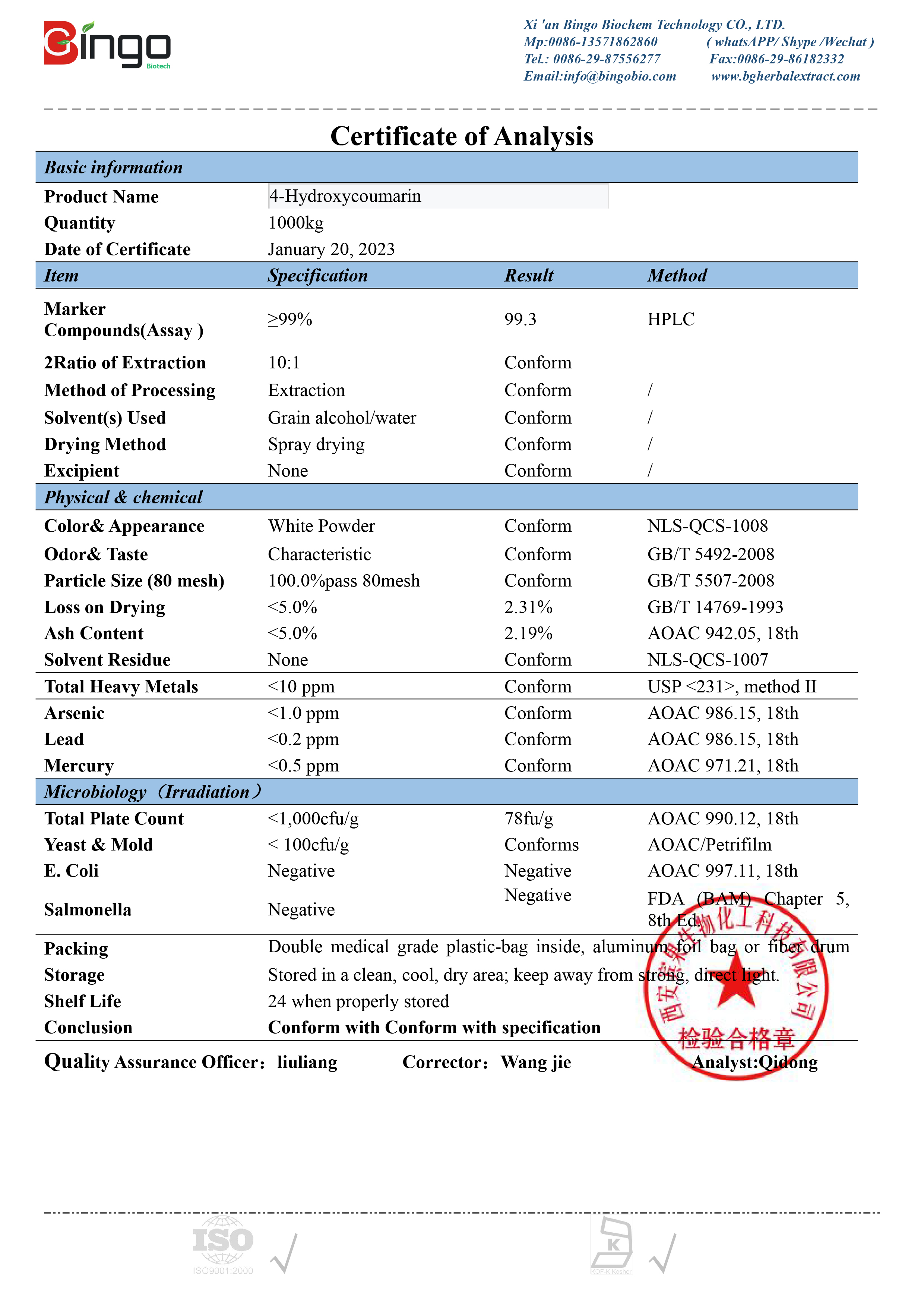 4-Hydroxycoumarin powder