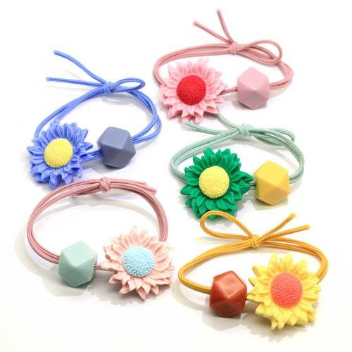 Moda Mujer Niñas Peluquería Banda de goma Cintas para el cabello Anillos Cuerdas Muelles Coletas Accesorios para el cabello Banda elástica para el cabello