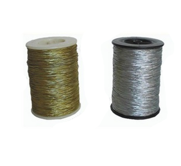 Cheap promotion silver metallic string for package