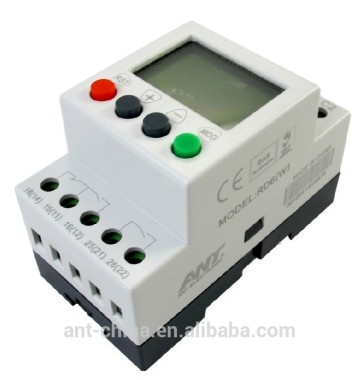 LCD over under voltage relays, RD6-W Display Motor Voltage Protection Relay With Multi Protective Function