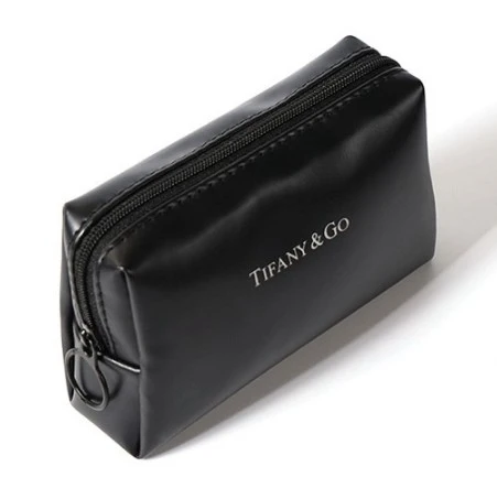 PU Leather Cosmetic Bag Clutch Bag with Large Capacity