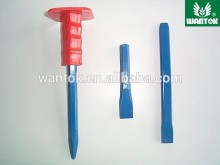 masonry chisels with rubber holder