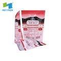 Anpassad Eco Friendly Pink Stand Up Airtight Zipper Bag