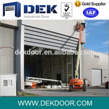 Industrial aluminum composite panel guillotine door