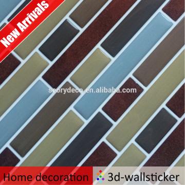 New arrival home wall decoration sheet wallpaper 3d mosaic design