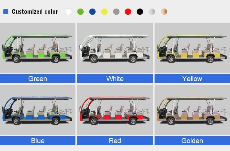 11 Seater 48V Electric Bus for Tourist