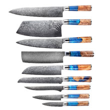 High-Grade VG10 Damascus Steel Chef Knife Set