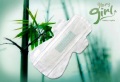 Breathable bamboo sanitary pads