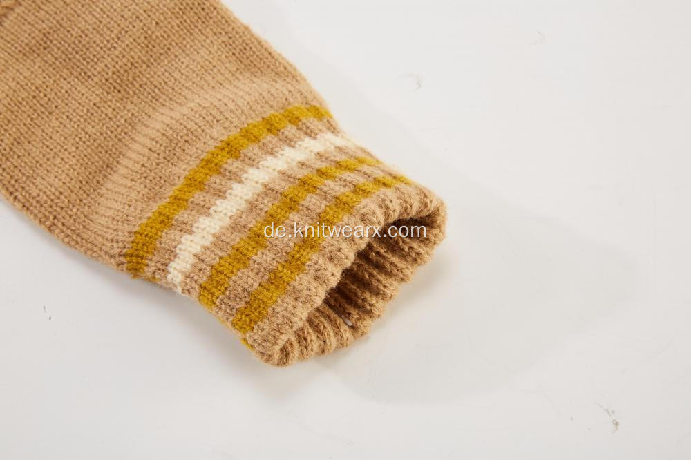 Jungen Mädchen Gestrickte Vollfinger Winter Warme Handschuhe