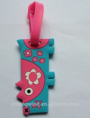 custom pvc paper luggage tag