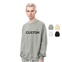 High Quality Custom Logo Hoodies & Sweaters: 100% Cotton French Terry Heavyweight Fleece Blank Oversized Plus Size Men's Apparel