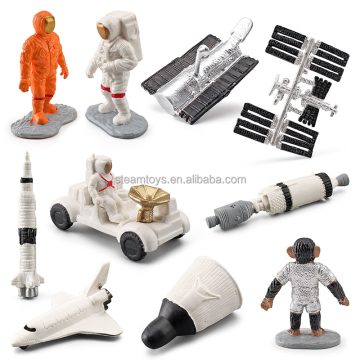 Simulation Apollo Lunar Module & Aircraft Rover Model Kit: Space Exploration Toy Set