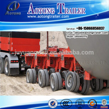 hot sale used hydraulic modular trailers with power gooseneck