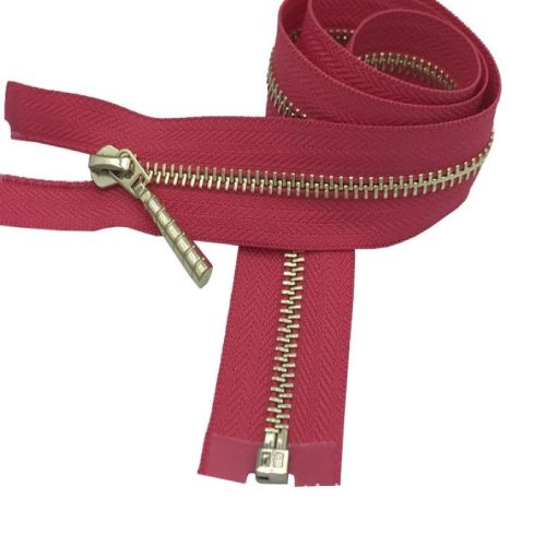 12Inch open ended brass zipper for handbag