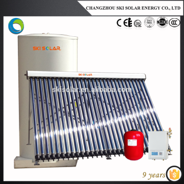 separated pressurized solar water heater from europe and the united states