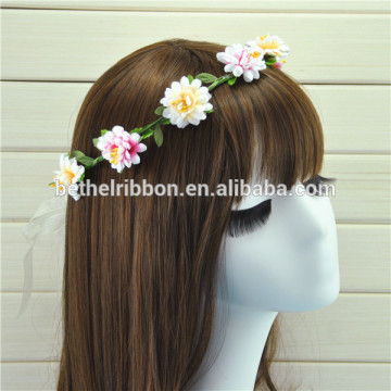 Flower hair wire wreath rings supplies wholesale