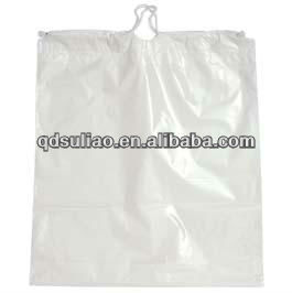 plastic drawstring bag without printing