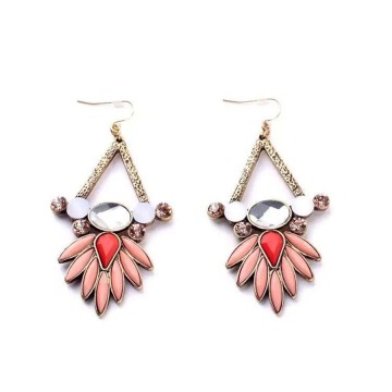 Fashion Earring, Custom Resin Zircon Earring, PT1427