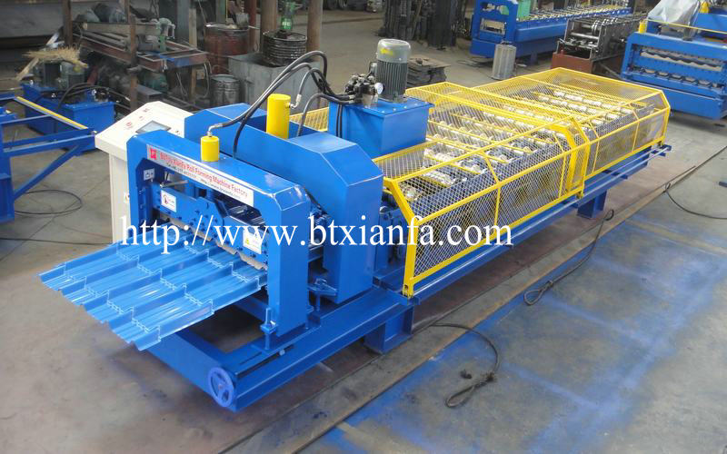 CE Glazed Tile Sheet Roll Forming Roof Machine