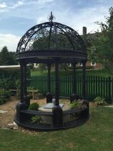 Beautiful Garden Design Cast Iron Gazebo