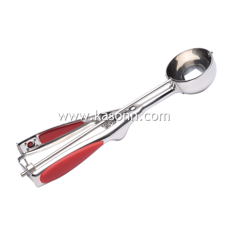 Ice Cream Scoop with Silicone Grips