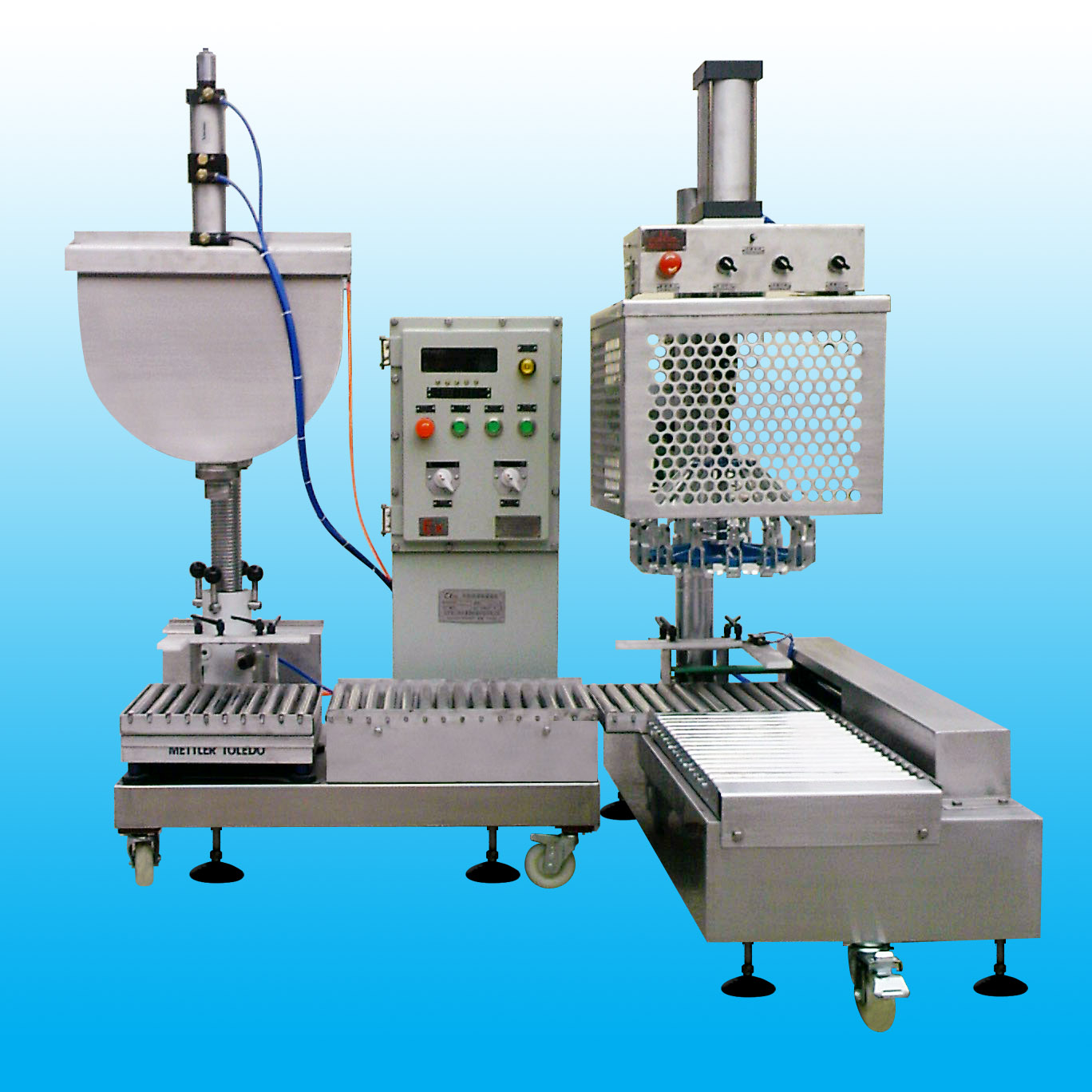 GCJ01-50- IBT Weighing Type Semi-Automatic liquid filler