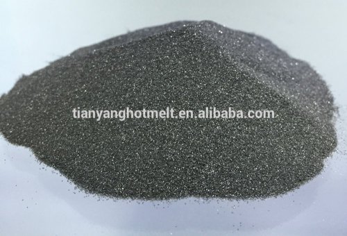 Black adhesive powder for interlining