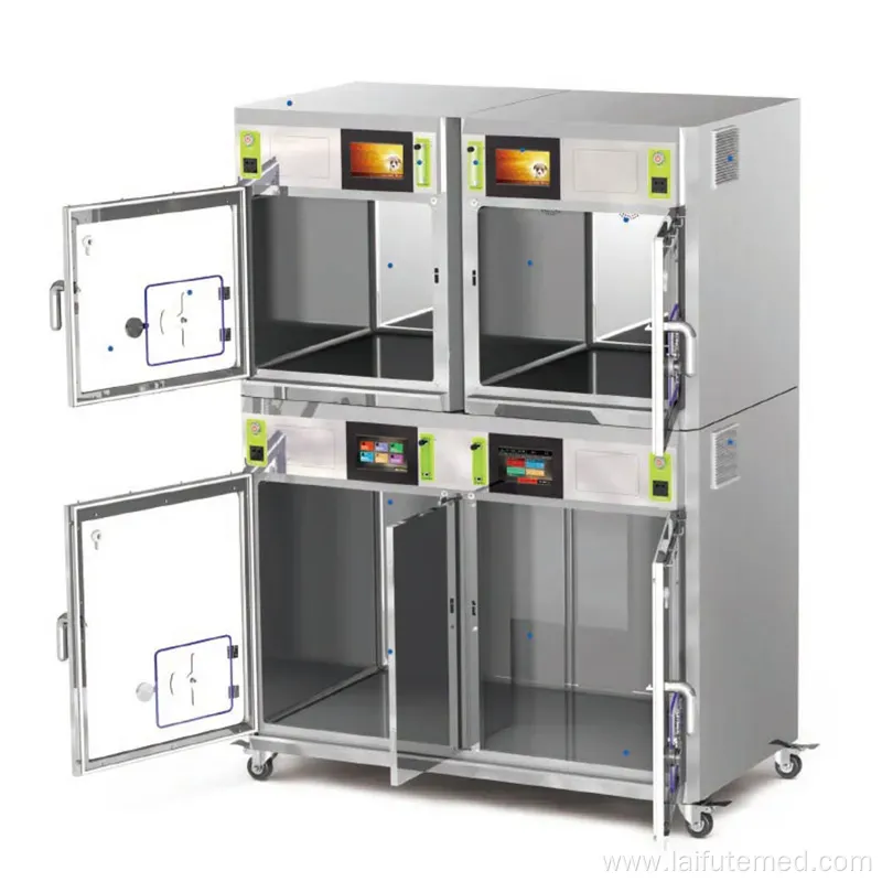 Veterinary Stainless Steel Dog ICU Warm Cages for Exotic Animals