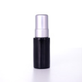 Black Lotion Bottle With silver Cap