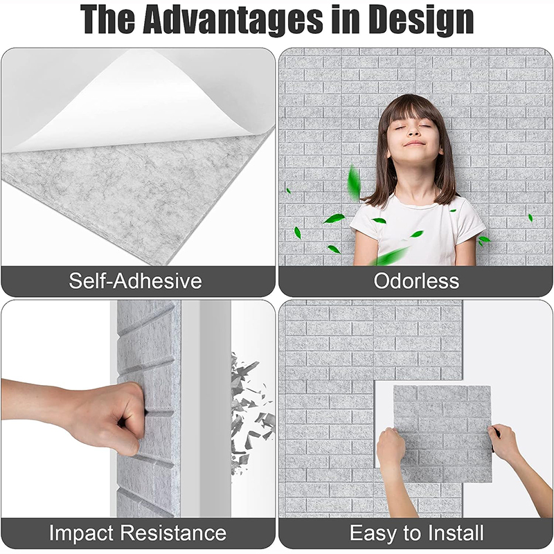 9mm Soundproof Acoustic Wall Panel - 100% Recycled Pet Polyester Felt ...