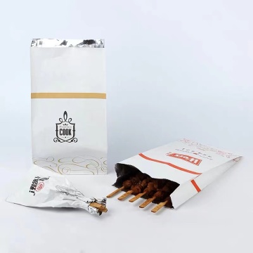 Disposable BBQ aluminum foil paper bag insulation