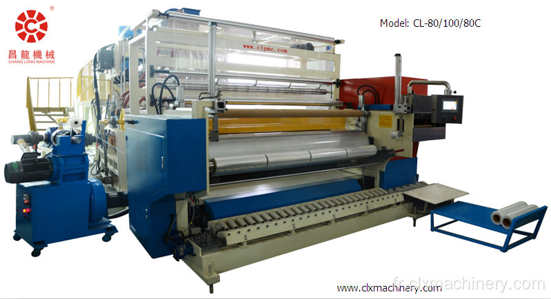 Machine complètement automatique de film extensible de Co-Extrusion