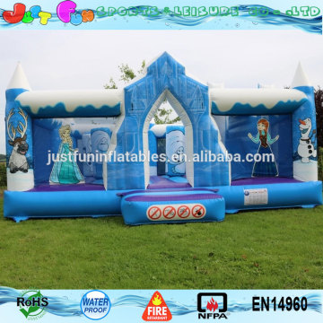 big fun frozen wholesale kids jumping castles slide