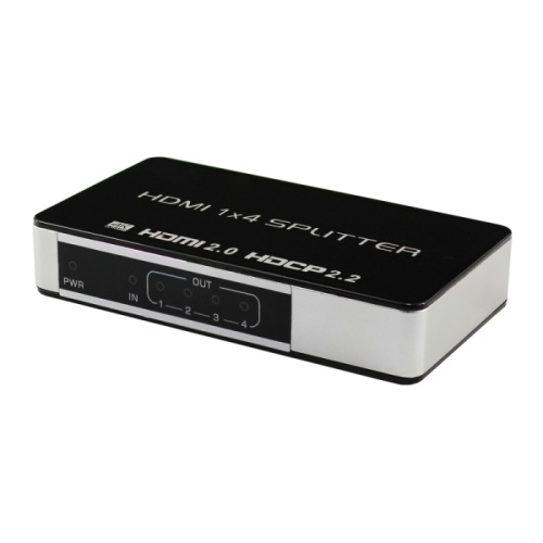 HDMI Splitter v2.0 1x4 with 1 input 4 outputs support 4k 60Hz