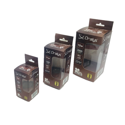 lamp packaging electronics gift card box