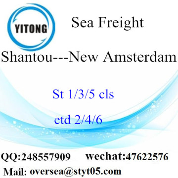 Shantou Port LCL Consolidation To New Amsterdam