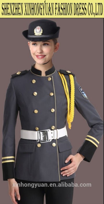 Breathable durable Female Security guard uniform