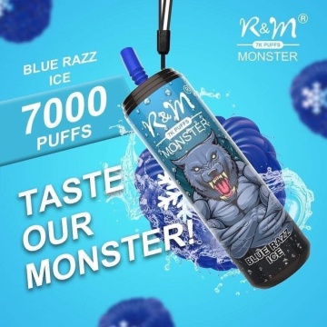 Einweg Vape Kit R &amp; M Monster 7000 Puffs Box