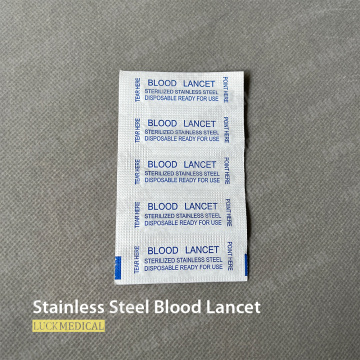 Disposable Stainless Steel Blood Lancet Kit