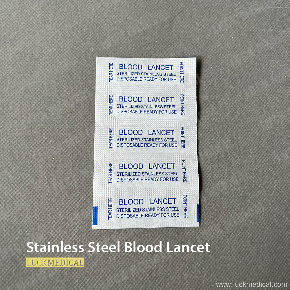 Disposable Stainless Steel Blood Lancet Kit