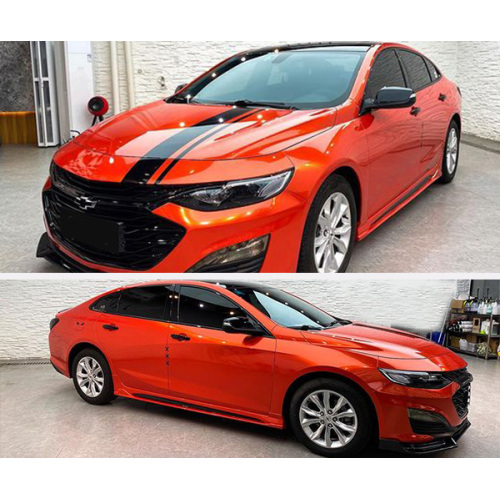 Metallic Gloss Orange Car Vinyl Wrap