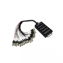 Customized 8-40 Channel XLR Audio Stage Cable Multicore Snake with Stage Box