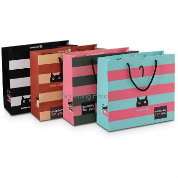 colorful custom paper bag design