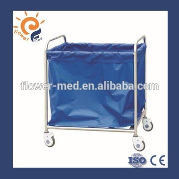 FC-32 Stainess Steel Dirty Clothes Bag Trolley