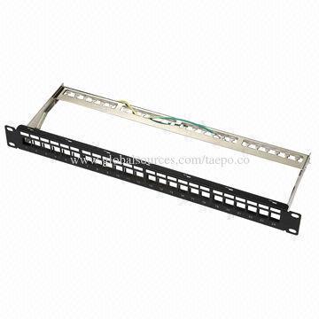 24-port Patch Panel, STP, Blank