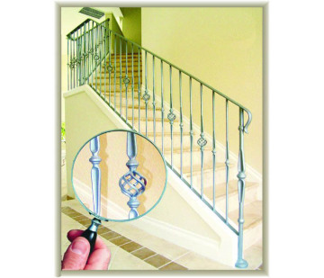 wrought iron balustrade