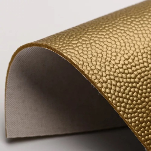 Grain pattern PU synthetic leather for soccer ball