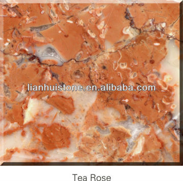 Chinese Tea Rose red marble