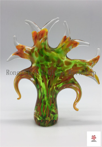 Colorful Tree Glass Sculpture