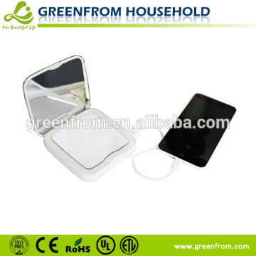 Power Bank Compact Cosmetic Desk Framed Plastic Mirrors